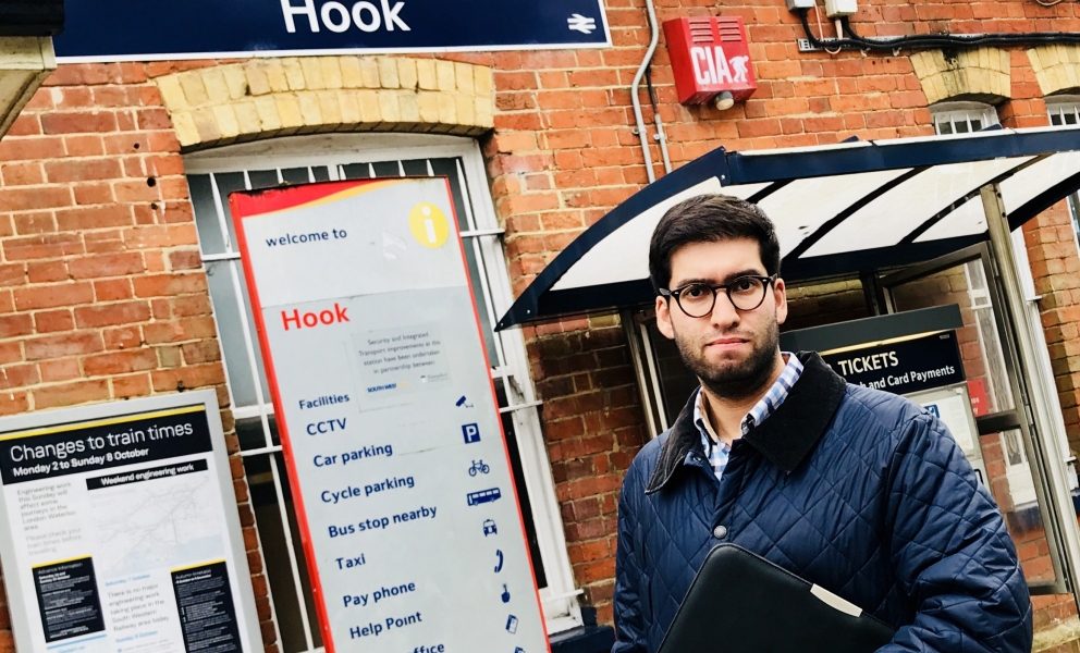 Ranil Jayawardena MP at Hook Station