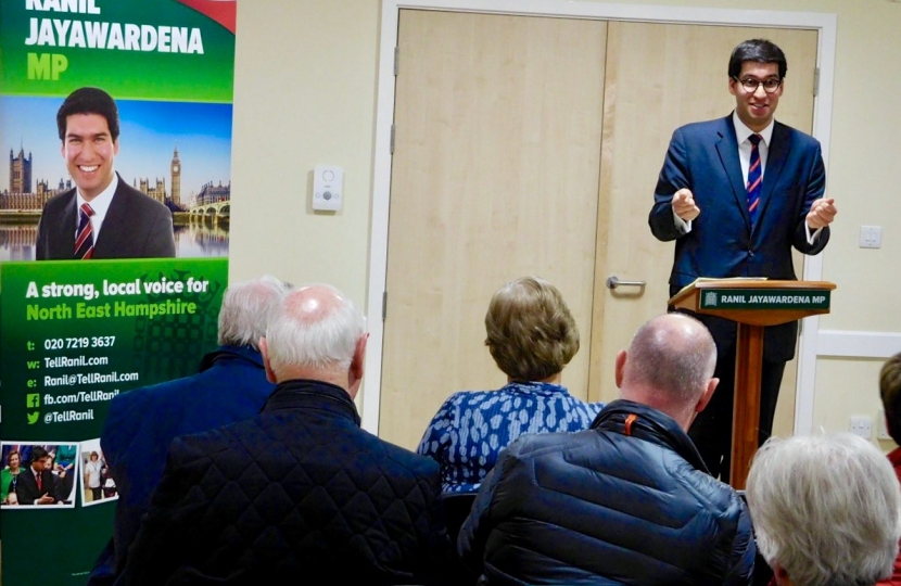 Ranil Jayawardena MP at Tell Ranil Q&A session