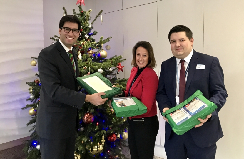 Ranil Jayawardena MP hands over the consultation response