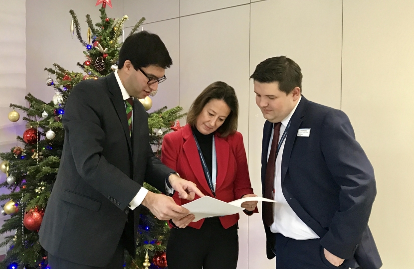 Ranil Jayawardena MP and SWR representatives consider the consultation response