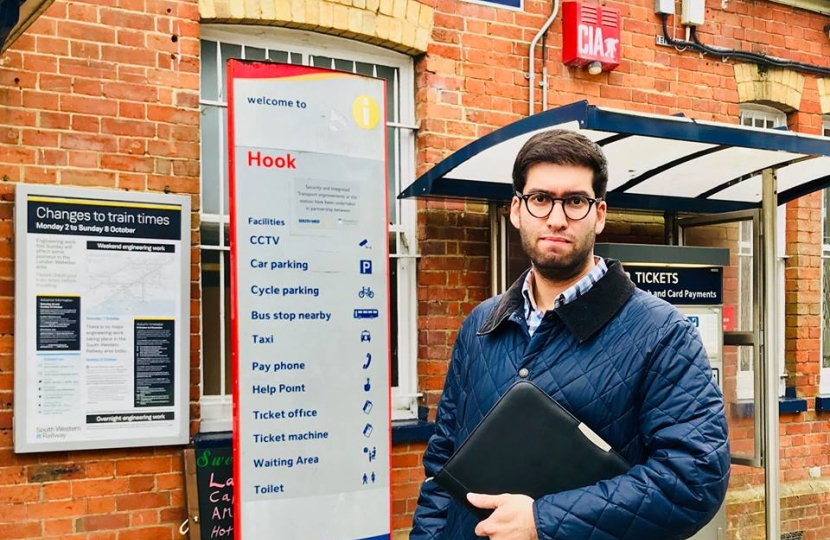 Ranil Jayawardena MP at Hook Station