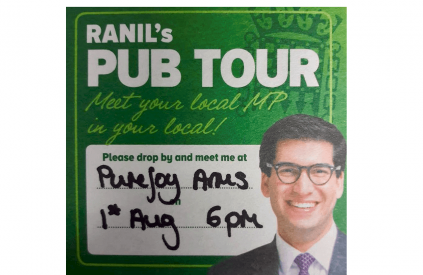 Tell Ranil in the Pub