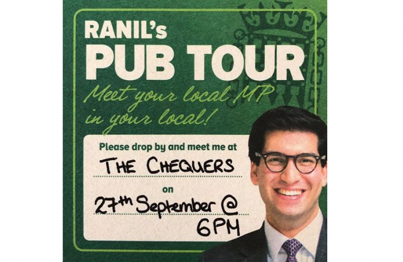 Tell Ranil in the Pub