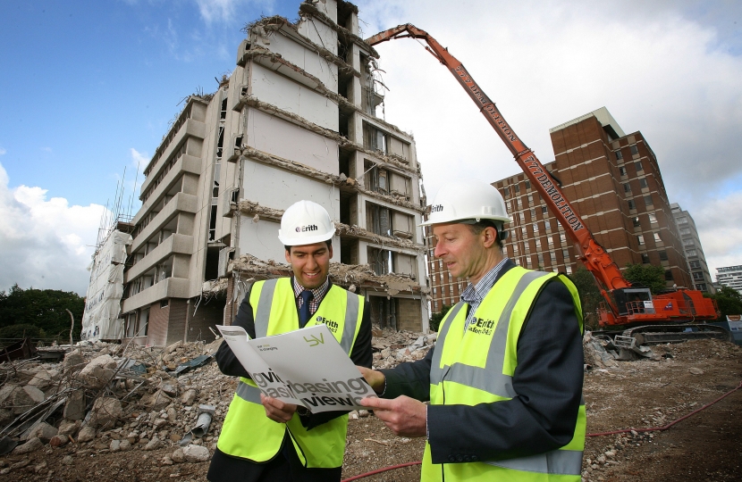 Ranil Jayawardena MP - driving forward the regeneration of Basing View, when he served as Deputy Leader of the Borough of Basingstoke and Deane, until 2015.