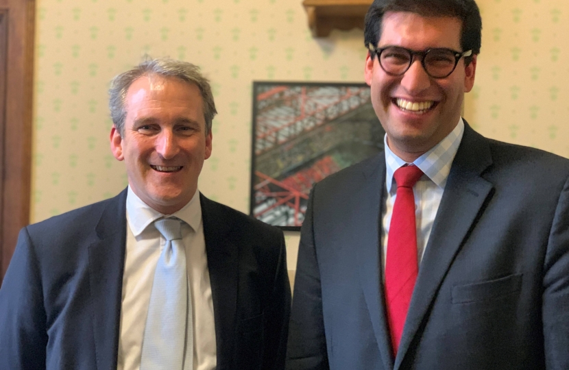 Ranil Jayawardena MP with Rt Hon Damian Hinds MP