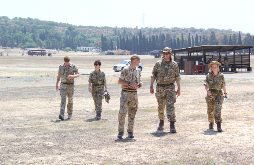 Ranil Jayawardena MP with Army