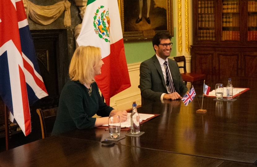 Ranil Jayawardena with Liz Truss