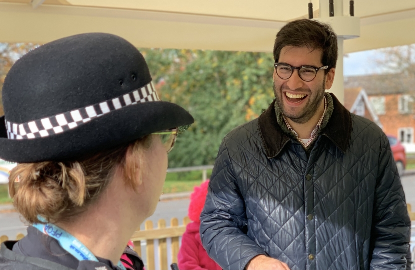 Ranil Jayawardena MP with Chief Inspector Karen McManus