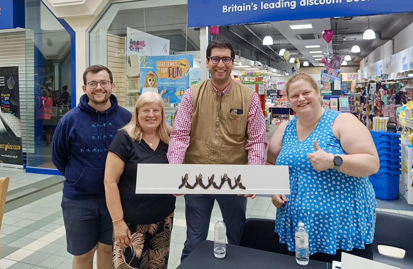 Ranil Jayawardena MP at the BSL festival