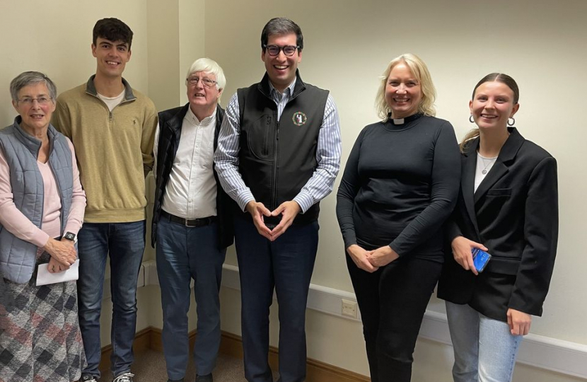 Ranil with members of HW Climate Action Group