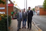 Ranil Jayawardena MP with Fleet Councillors Steve Forster and Alex Gray