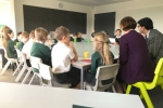 Ranil Jayawardena MP with school pupils