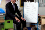 Ranil Jayawardena MP at a school