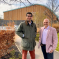 Ranil Jayawardena MP and Cllr Steve Forster outside Hart Leisure Centre