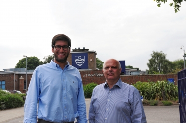 Photograph—Ranil Jayawardena MP (left) and Cllr Steve Forster (right)