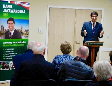 Ranil Jayawardena MP at Tell Ranil Q&A session