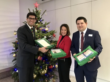 Ranil Jayawardena MP hands over the consultation response