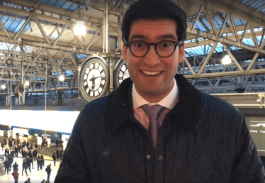 Ranil Jayawardena MP at London Waterloo