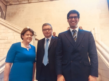 Maria Miller MP, Robert Buckland QC MP and Ranil Jayawardena MP