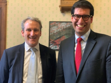 Ranil Jayawardena MP with Rt Hon Damian Hinds MP