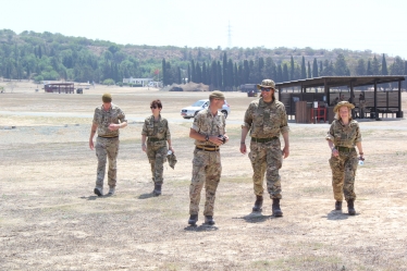 Ranil Jayawardena MP with Army