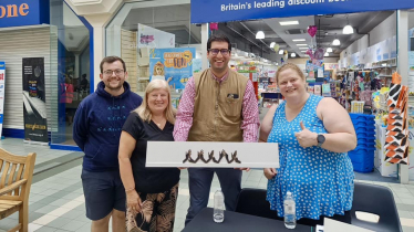 Ranil Jayawardena MP at the BSL festival