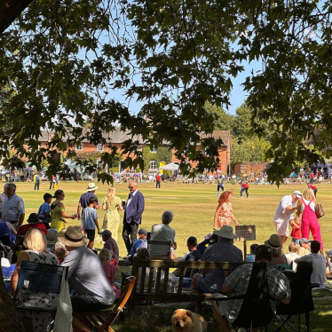 Spectating the cricket