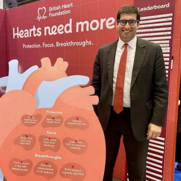 Ranil at the British heart foundation