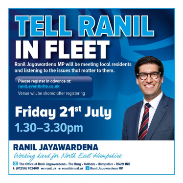 Tell Ranil advert