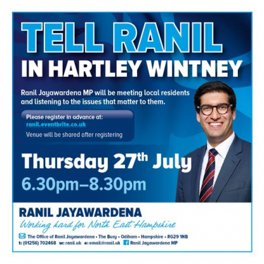 Tell Ranil advert