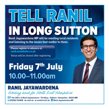 Tell Ranil advert